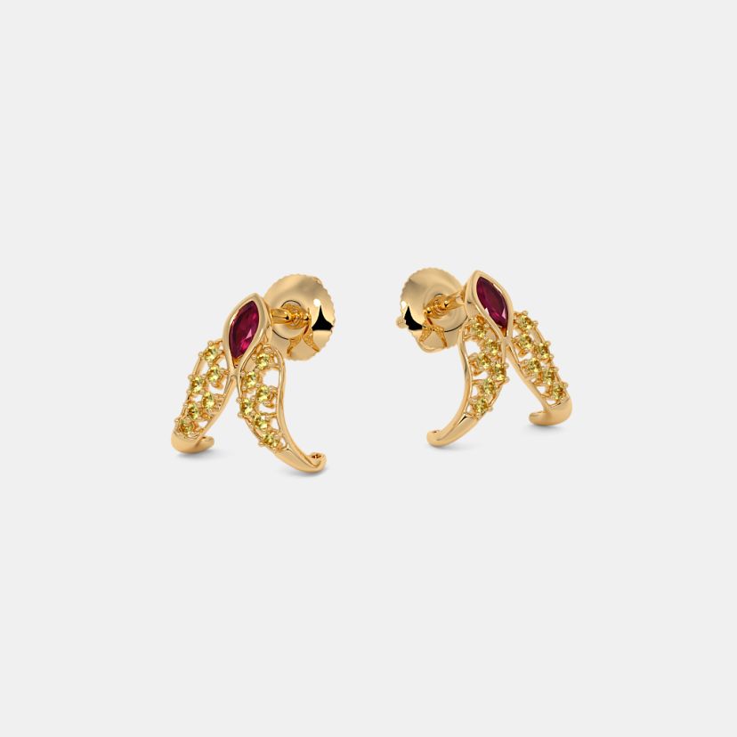 The Suryika J Hoop Earrings - image 4