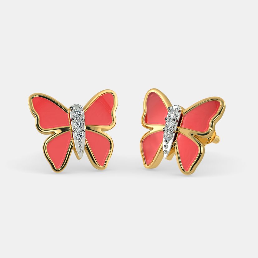 The Red Butterfly Earrings for Kids - image 1