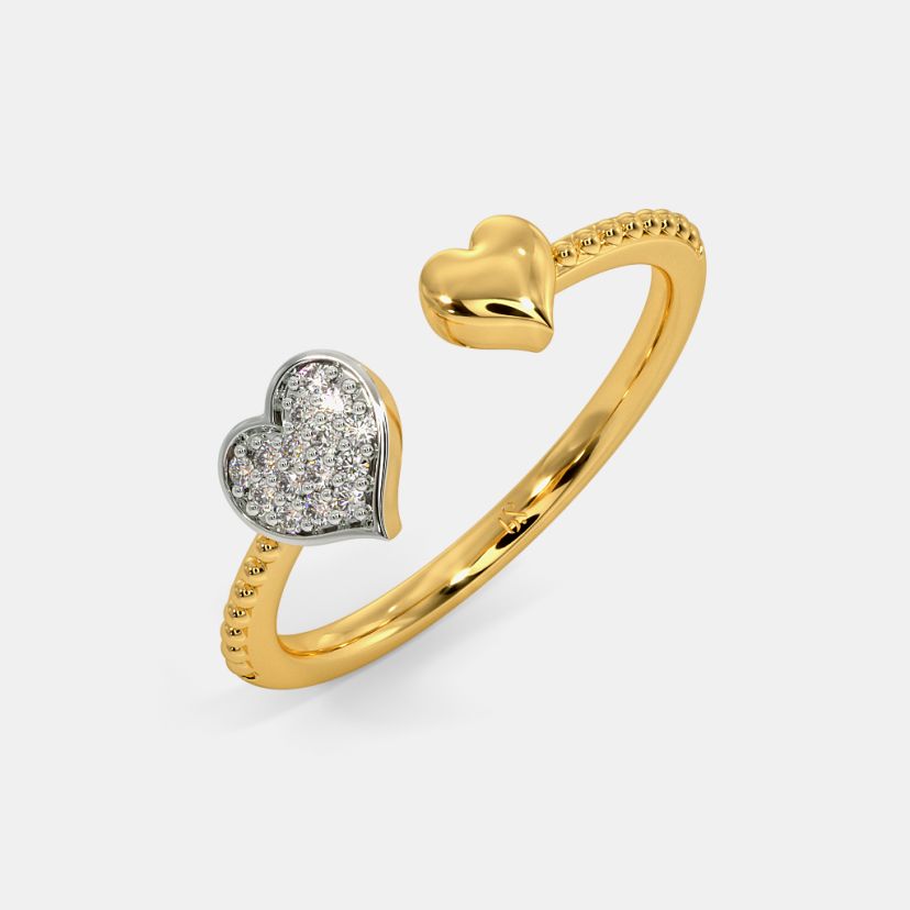 Buy 50+ Diamond Hearts Rings Designs Online
