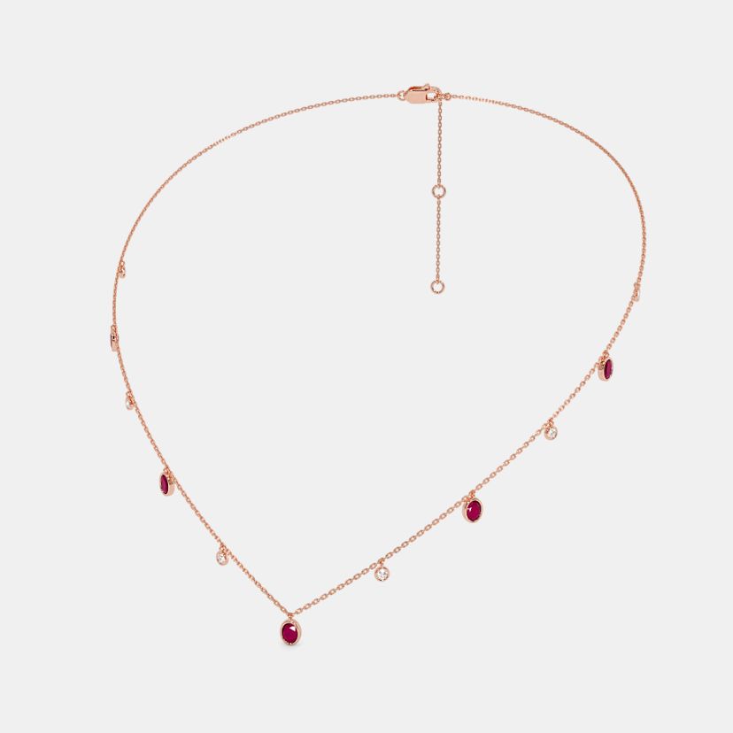 The Blazing Rubinoo Station Necklace - image 5