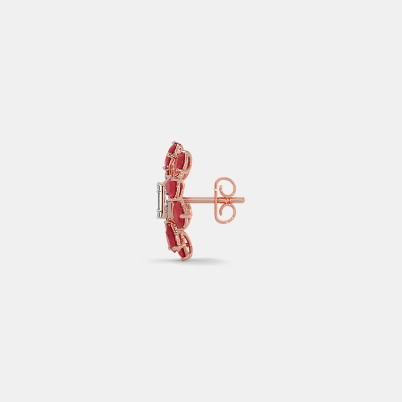 The Rubyfloret Stud Earrings - image 9