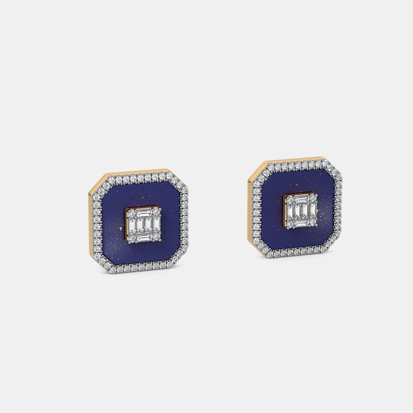 The Octablue Stud Earrings - image 6