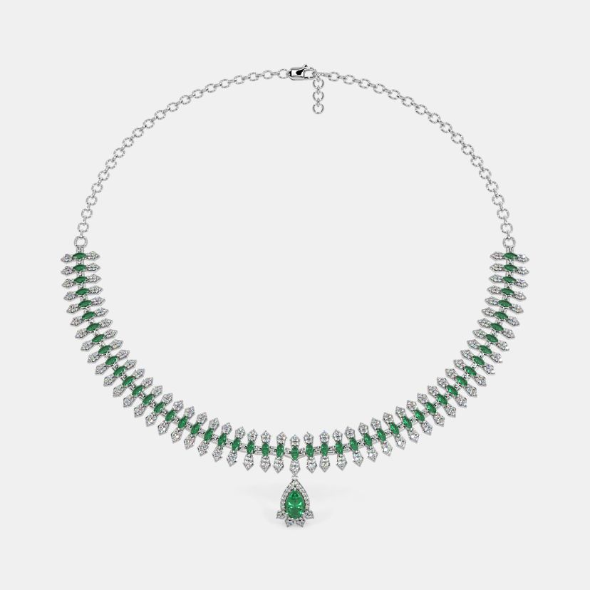 The Emeraldwhisper Collar Necklace - image 3