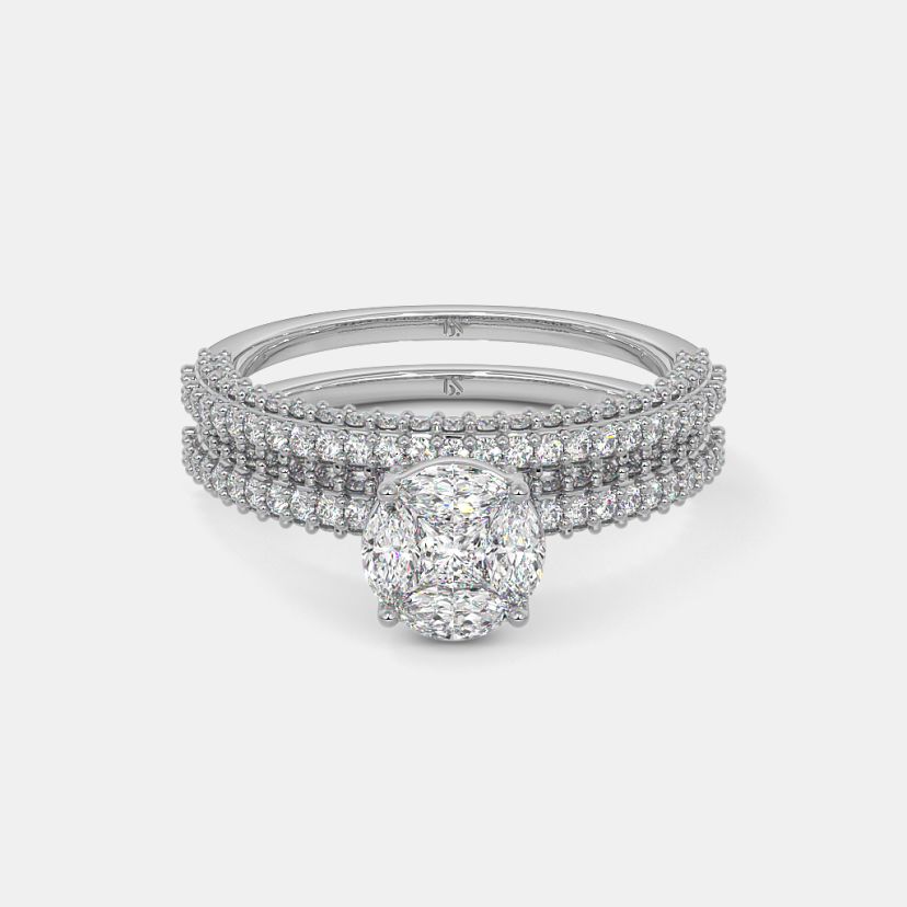 The Roundsilk Bridal Ring Set - image 8