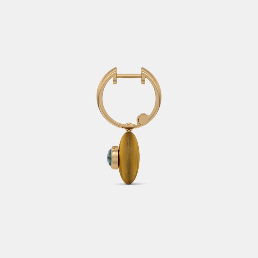 The Nalithra Dangle Hoop Earrings - image 8