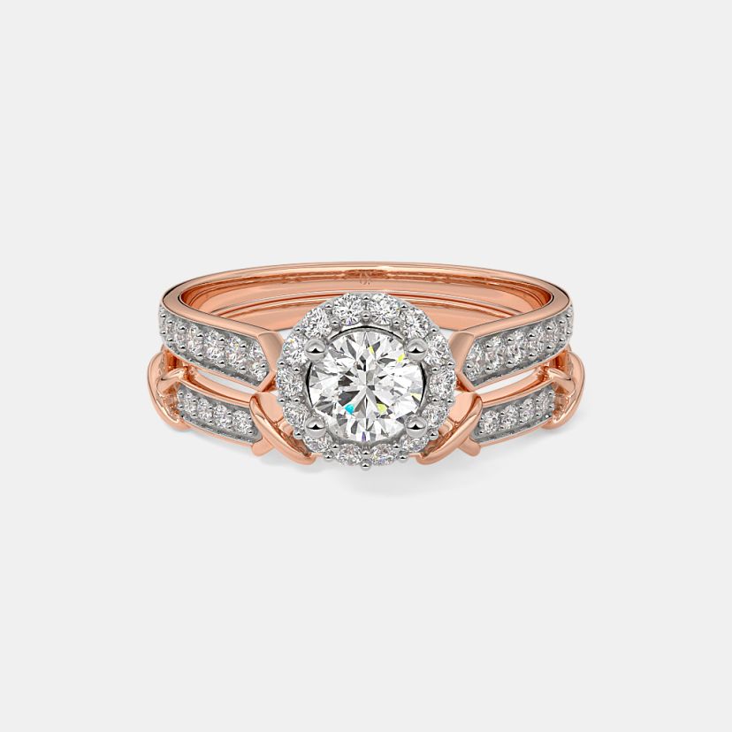 The Rosavelle Bridal Ring Set - image 7