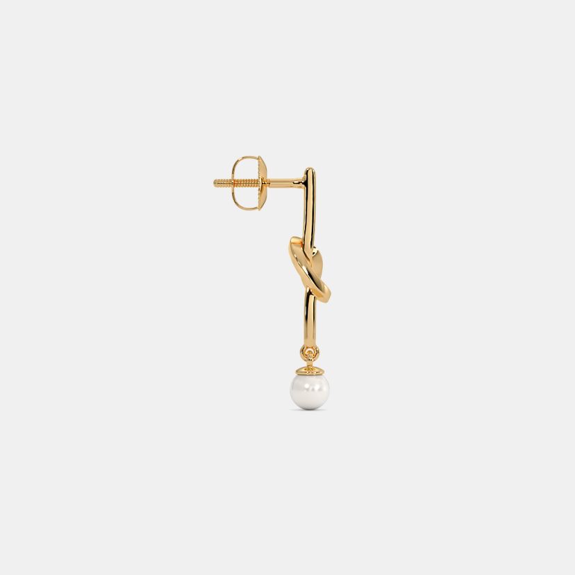 The Syem Knot Drop Earrings - image 7