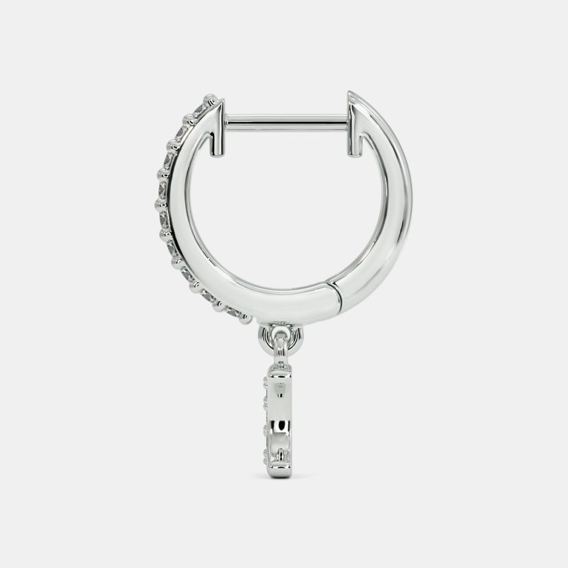 The Libby Star Moon Hoop Earrings - image 4