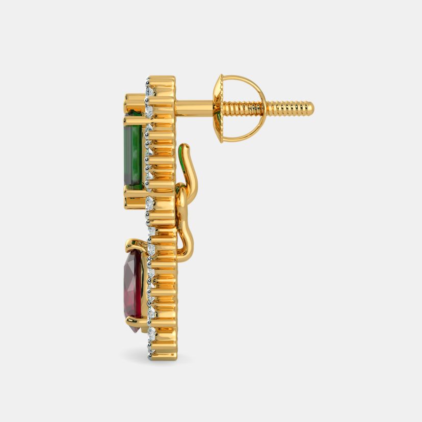 The Detachable Kalakriti Drop Earrings - image 4