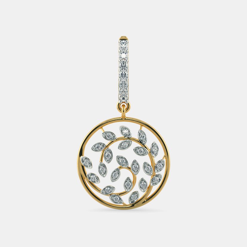 The Cordial Leaves Hoop Earrings - image 7
