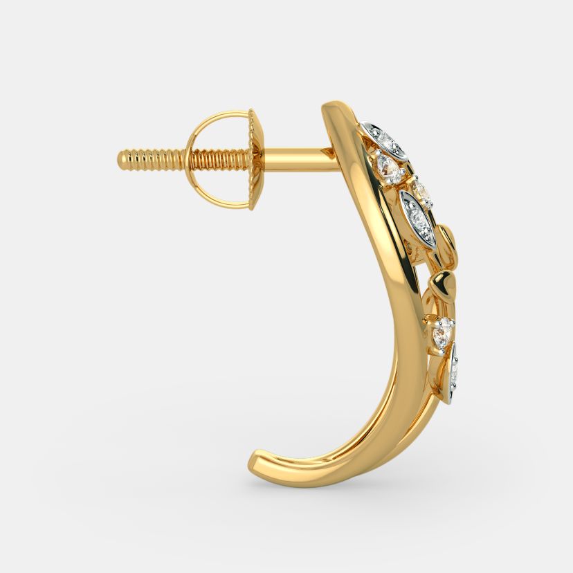 The Wisdom Leaves J Hoop Earrings - image 6