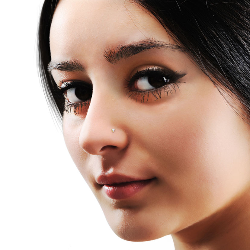 The Allium Nose Pin - HD View