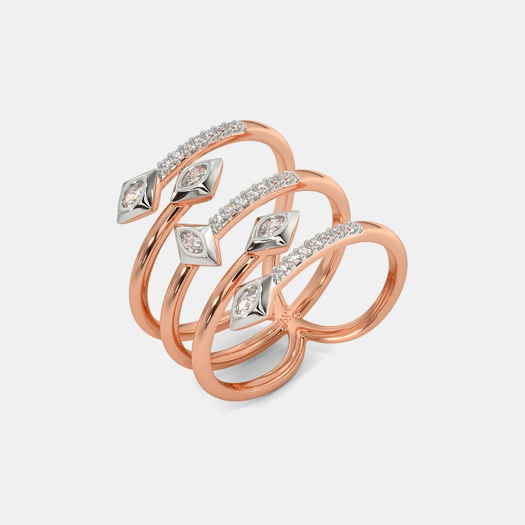 The Yelena Spiral Ring alternate view 1