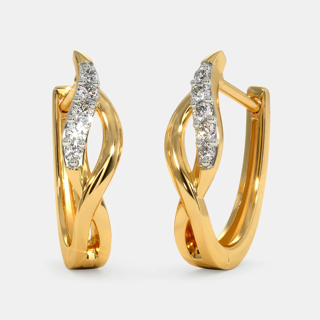 The Rafelia Hoop Earrings | BlueStone.com