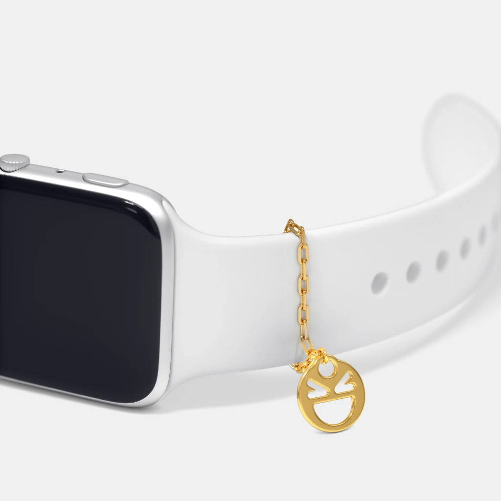 The Squinting Emoji Watch Charm