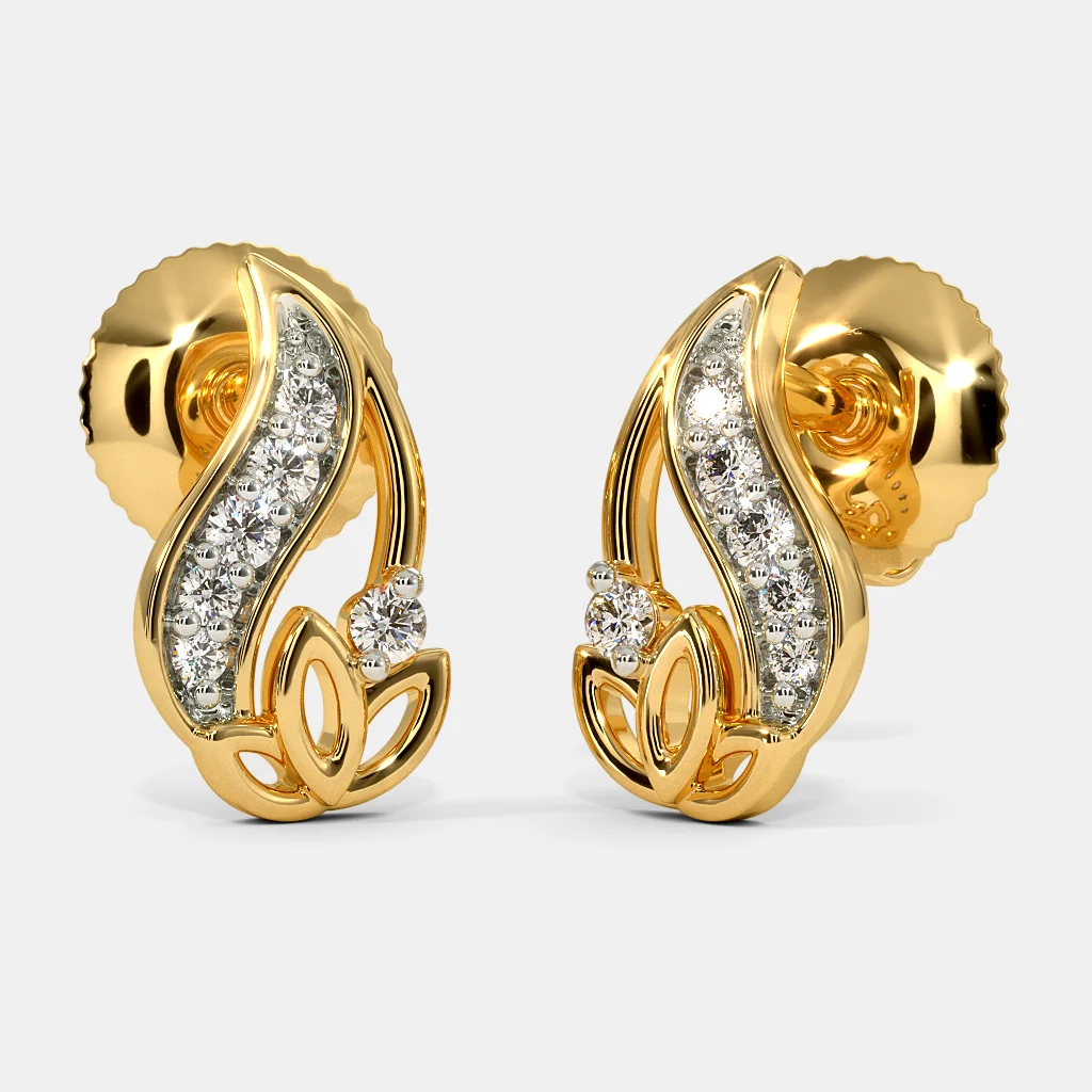 The Nadea Stud Earrings | BlueStone.com