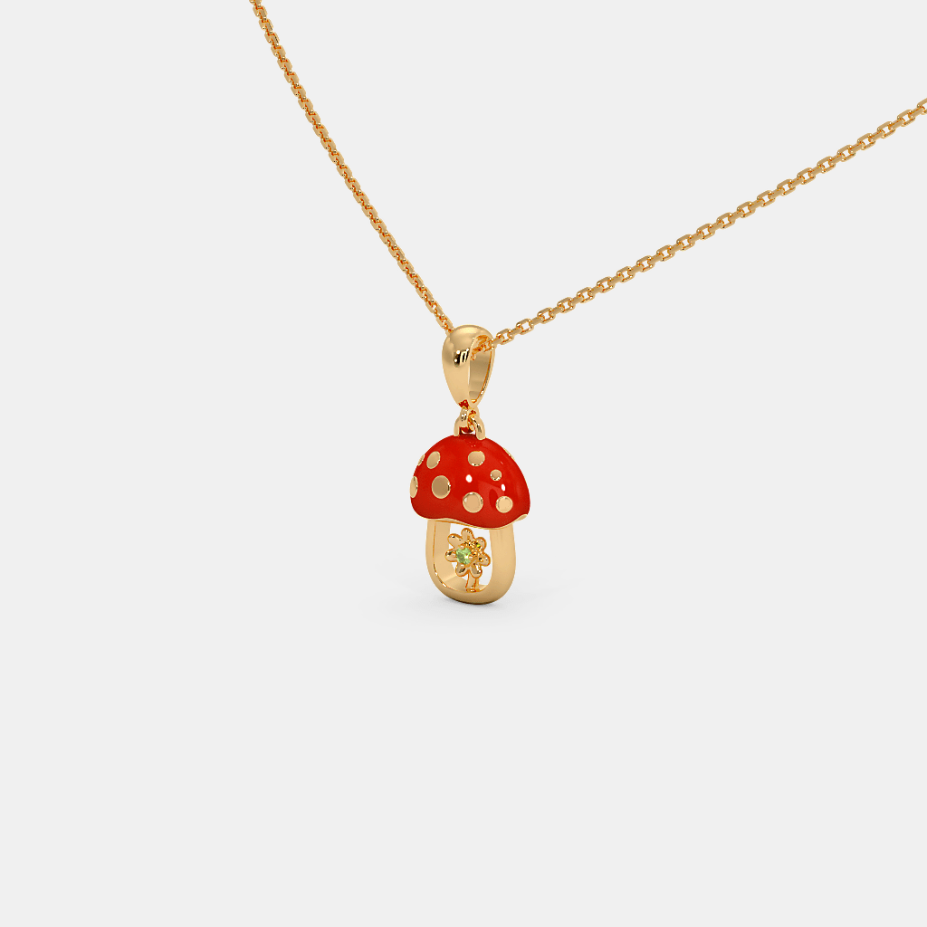 The Blooming Shroom Kids Necklace