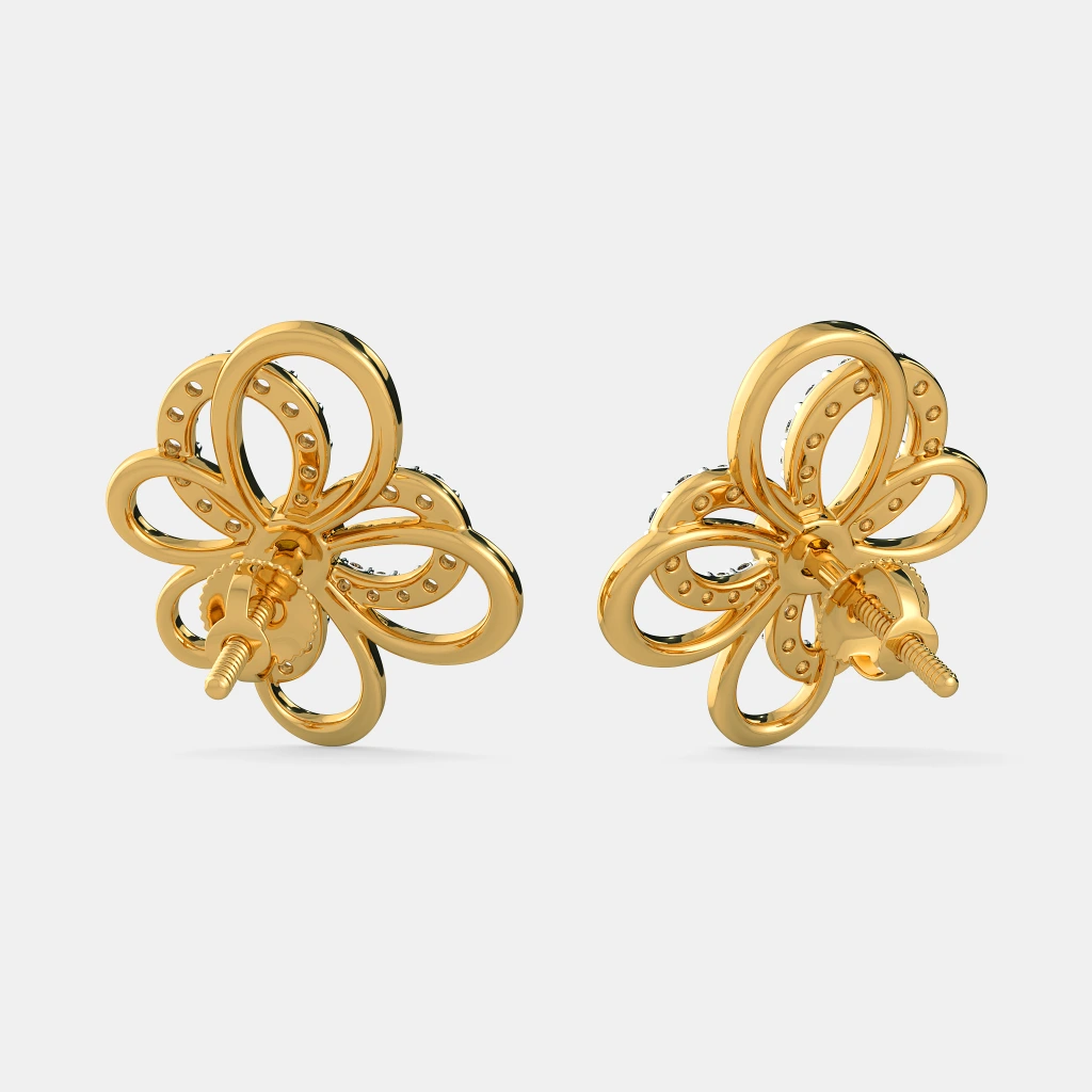 The Trifolia Earrings | BlueStone.com