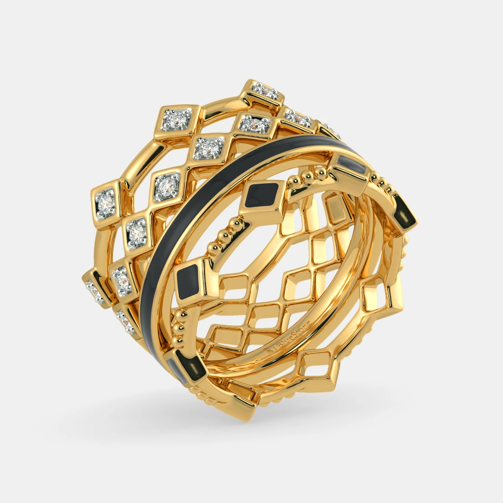 Buy 50+ Stackable Rings Designs Online | BlueStone.com - India's #1 ...