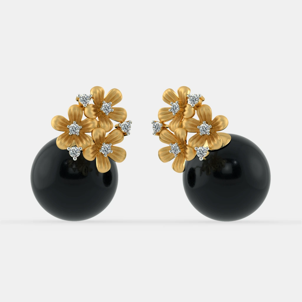 The Wreath Onyx Earrings