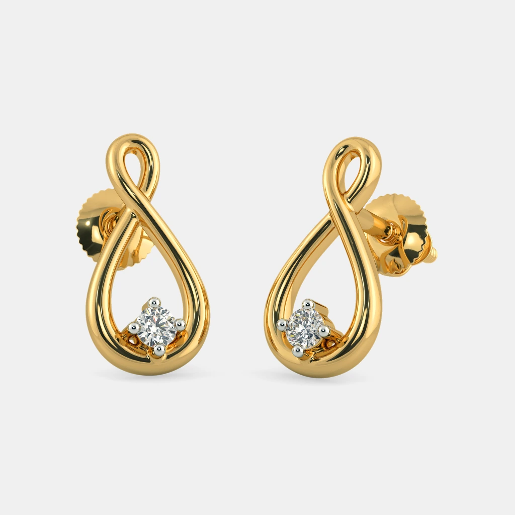 The Belinda Stud Earrings | BlueStone.com