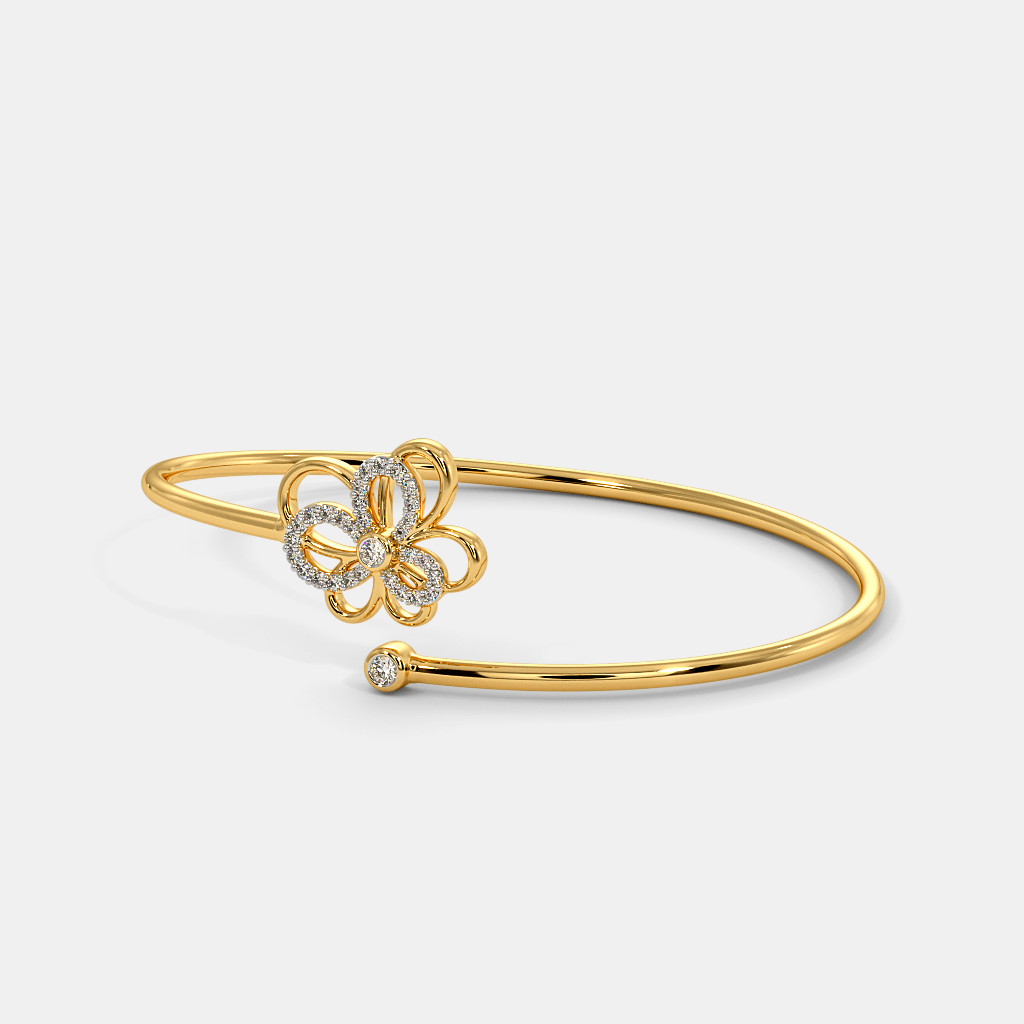 The Geovana Twister Bangle | BlueStone.com