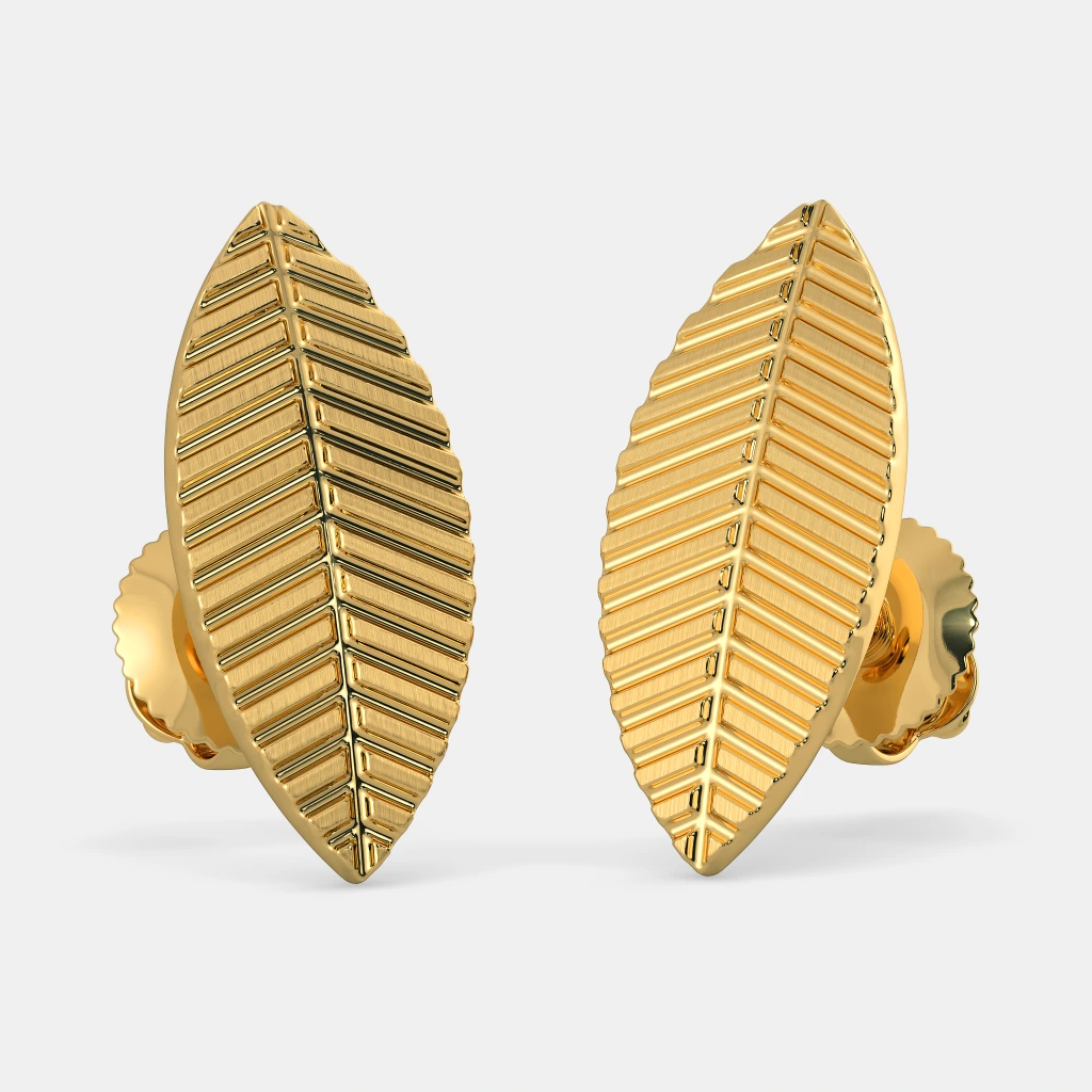 Leaf Stone Earrings main image 1