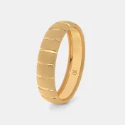 The Oralie Textured Band Ring For Him - thumb 1