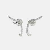 The Alizee J Hoop Earrings - thumb 1