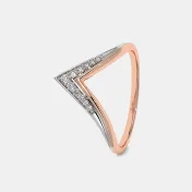 The Francoise Chevron Ring - thumb 1