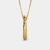 The Gold Kiss Heart Pendant - thumb 4