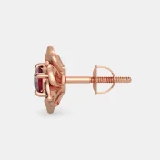 The Summer Rose Stud Earrings - thumb 4