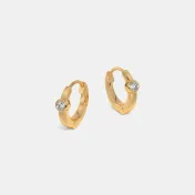 The Keka Multi Pierced Hoop Earrings - thumb 5