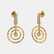 The Barrie circle Drop Earrings - thumb 1