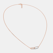 The Duo Link Pendant Necklace - thumb 6