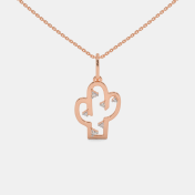 The Cacti Pendant Necklace - thumb 4