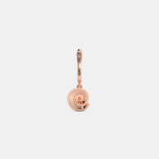 The Kianna Dangle Hoop Earrings - thumb 6