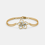 The Tranquil Hibiscus Bracelet | BlueStone.com