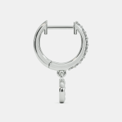 The Libby Star Moon Hoop Earrings - thumb 7