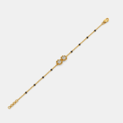 The Duo Floral Mangalsutra Bracelet - thumb 5