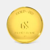 1 gram 24 KT Lakshmi Ganesh Gold Coin - thumb 2