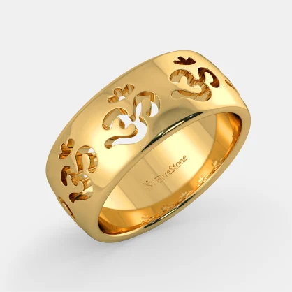 New Design Gold Plated AD Diamond Ring For Men & Boys.-vachngandaiphat.com.vn