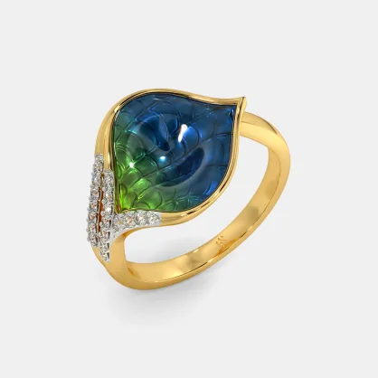 Emerald on sale ring caratlane