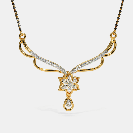 Buy Modern Mangalsutra Designs Online at Best Prices - BlueStone