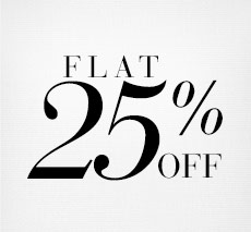 Flat 25% off